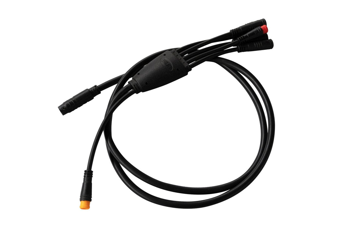E-bike main wiring harness with phase and hall sensor connectors