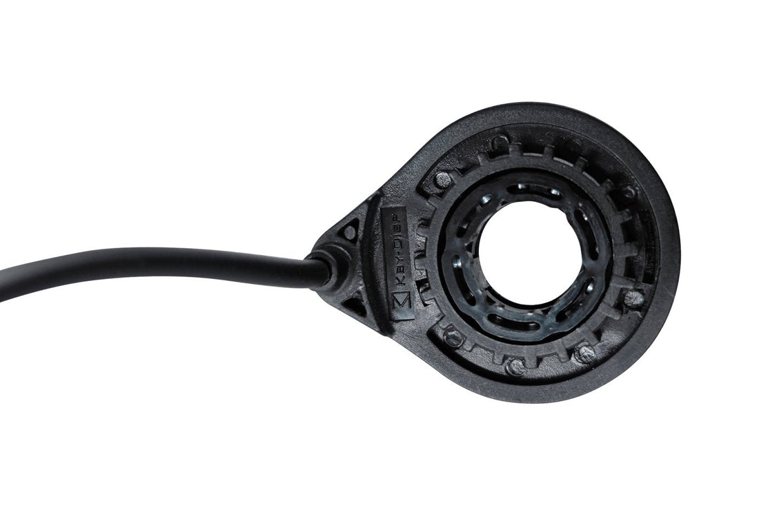 Pedal cadence sensor for an e-bike, one of the signal components involved in sensor-related fault codes