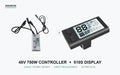 RideRow 48V 750W controller and APT 510S display kit, direct replacement for Snapcycle Eagle, Storm and Infinity