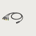 1-to-4 wiring harness for mid-drive motors with four branch connectors