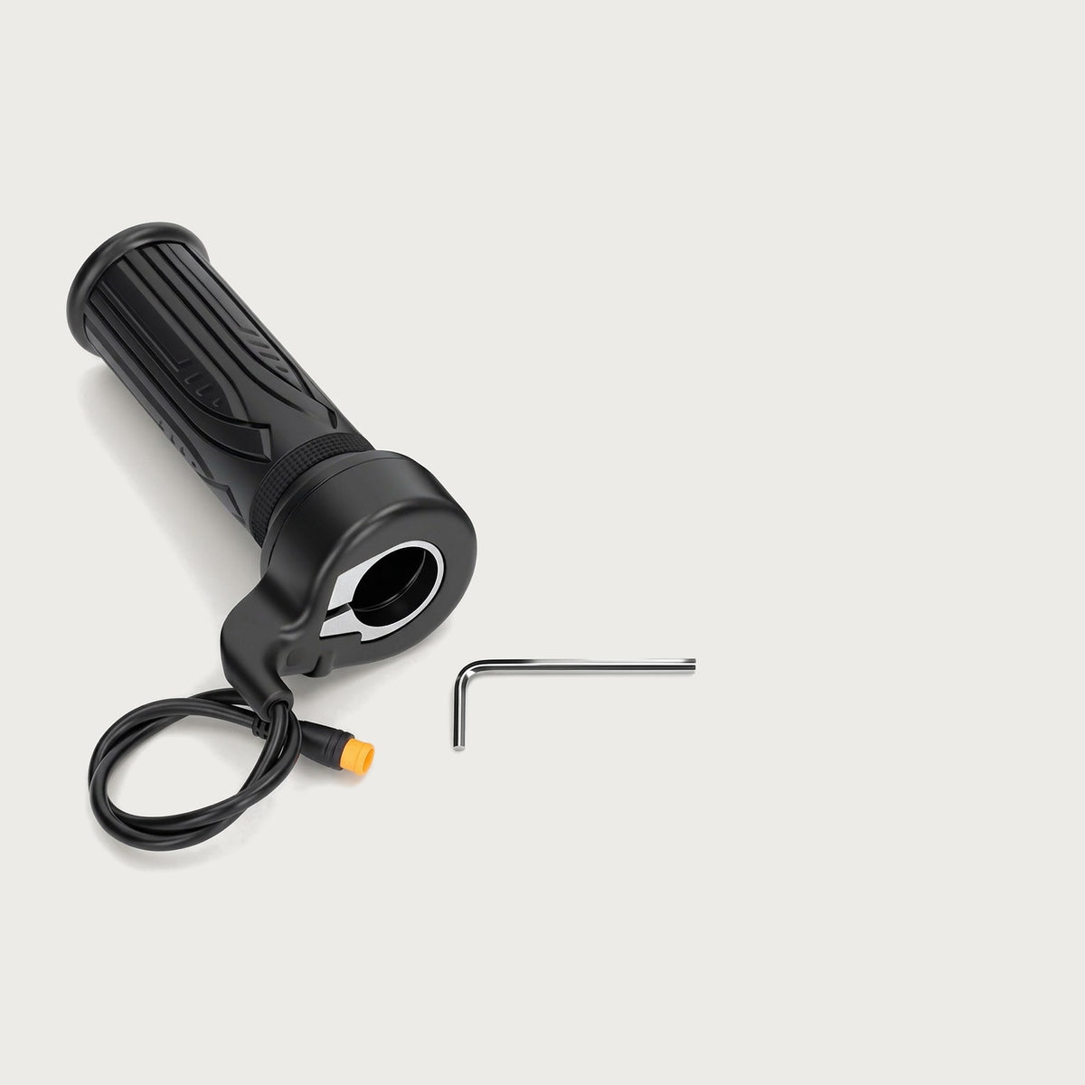 Full-Twist Throttle Grip, 3-Pin Waterproof Plug, 22.2 mm